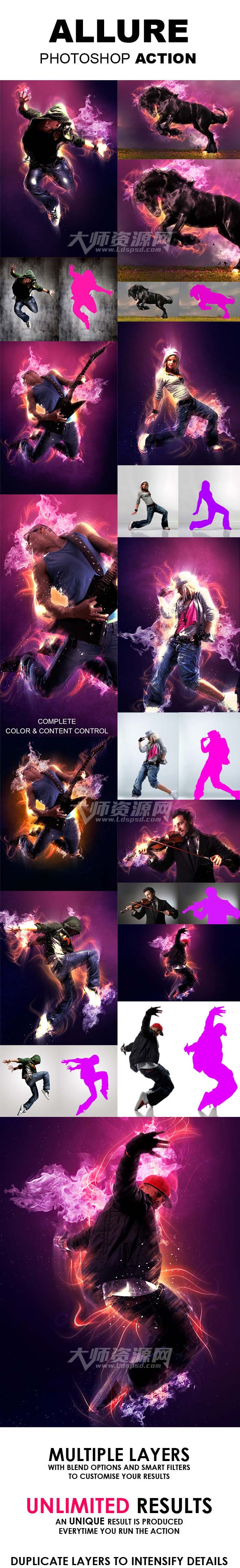 Allure Photoshop Action